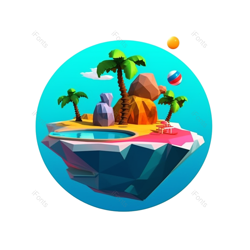 标签图片,天空元素,灯塔PNG,夏天免抠素材